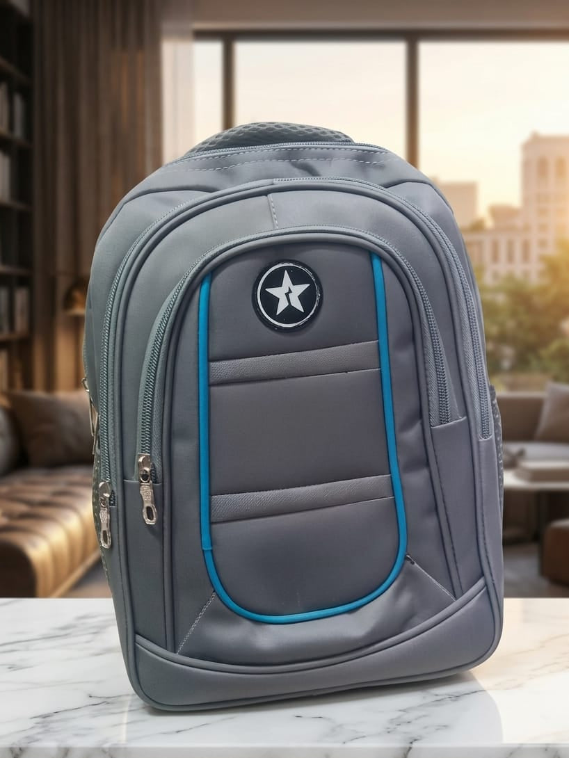 School Bag For Boys Grey Color